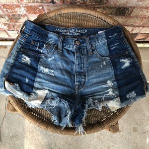 American eagle jean shorts runs big